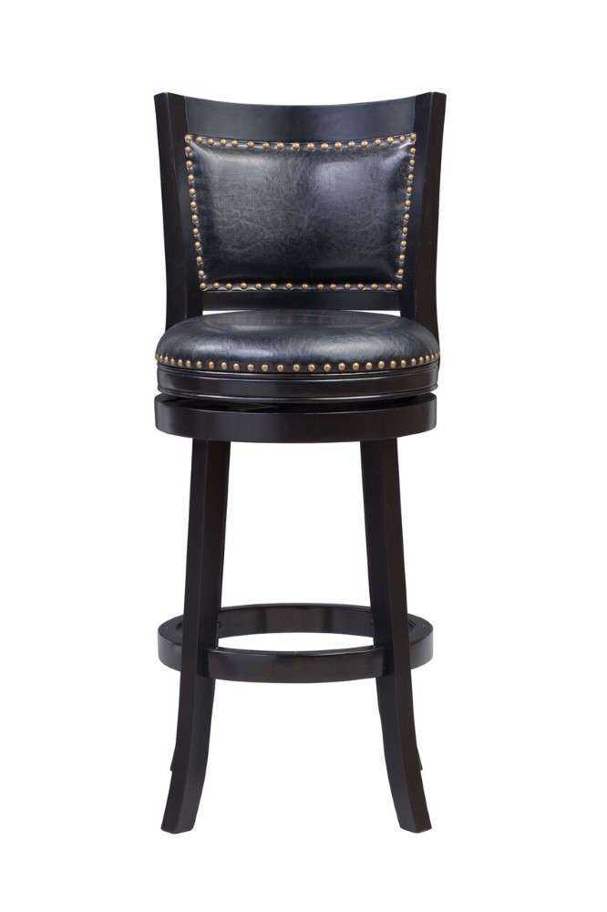 Boraam - 29in Bristol Swivel Stool in Black - 42529 veiw 1