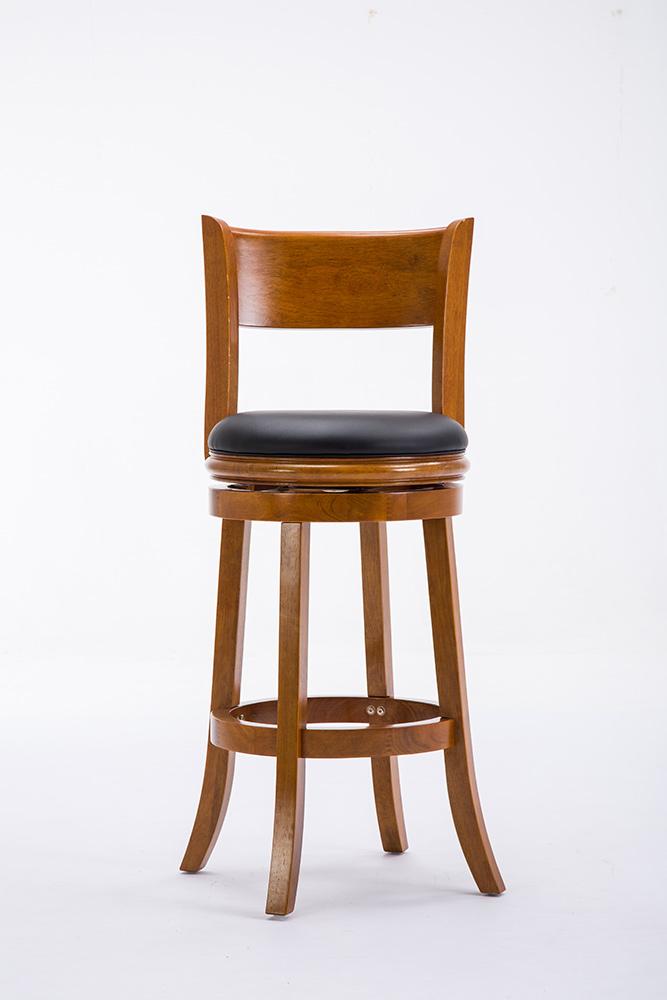 Boraam - 29in Palmetto Swivel Stool in Fruitwood - 45129 veiw 2