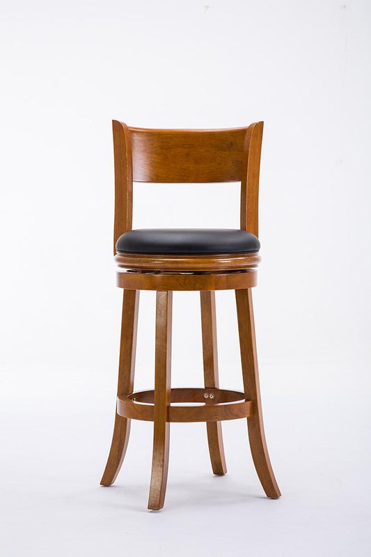 Boraam - 29in Palmetto Swivel Stool in Fruitwood - 45129 veiw 2