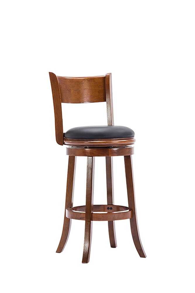 Boraam - 29in Palmetto Swivel Stool in Walnut - 47129 veiw 1