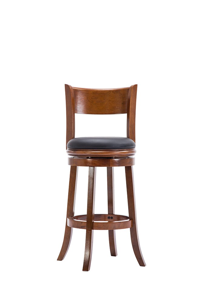 Boraam - 29in Palmetto Swivel Stool in Walnut - 47129 veiw 2