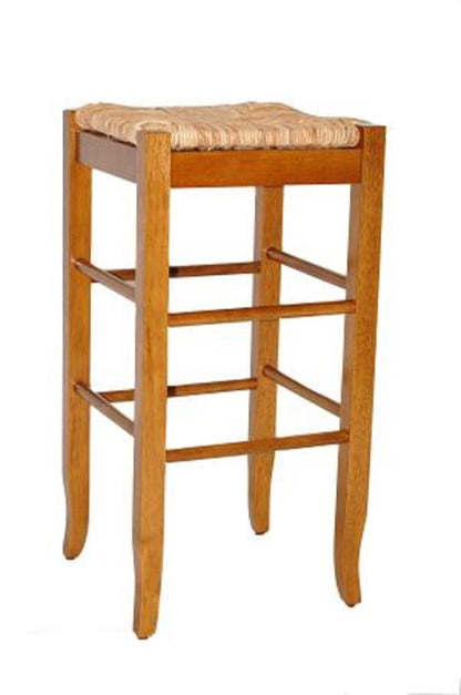 Boraam - 29in Sq Rush Stool in Oak - 94129 veiw 2