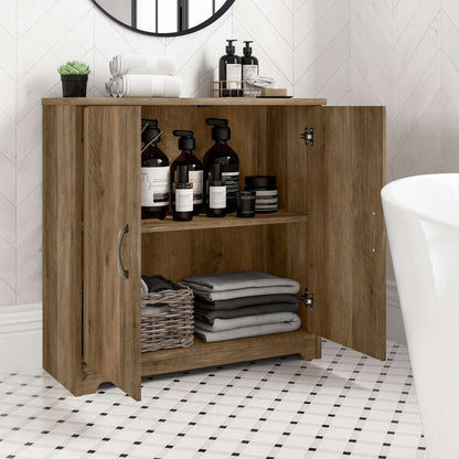 Bush Furniture - Cabot Small Bathroom Storage Cabinet with Doors in Reclaimed Pine - WC31598-Z1 veiw 6