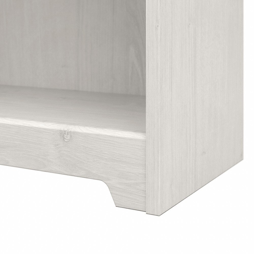 Bush Furniture  -  Cabot Tall 5 Shelf Bookcase in Linen White Oak  - WC31166 veiw 4