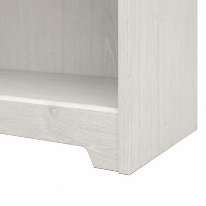 Bush Furniture  -  Cabot Tall 5 Shelf Bookcase in Linen White Oak  - WC31166 veiw 4