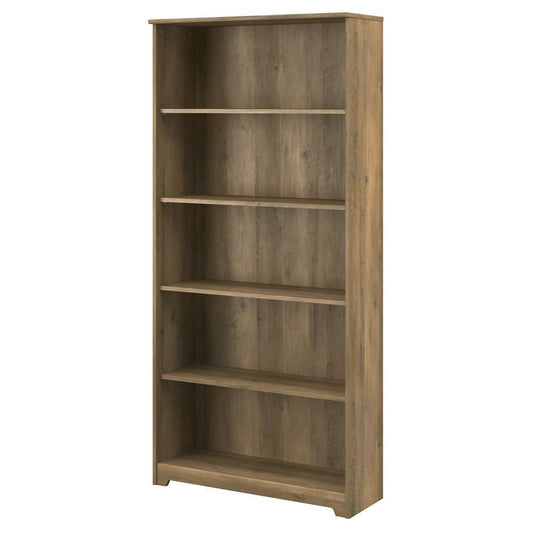 Bush Furniture  -  Cabot Tall 5 Shelf Bookcase in Reclaimed Pine  - WC31566 veiw 1