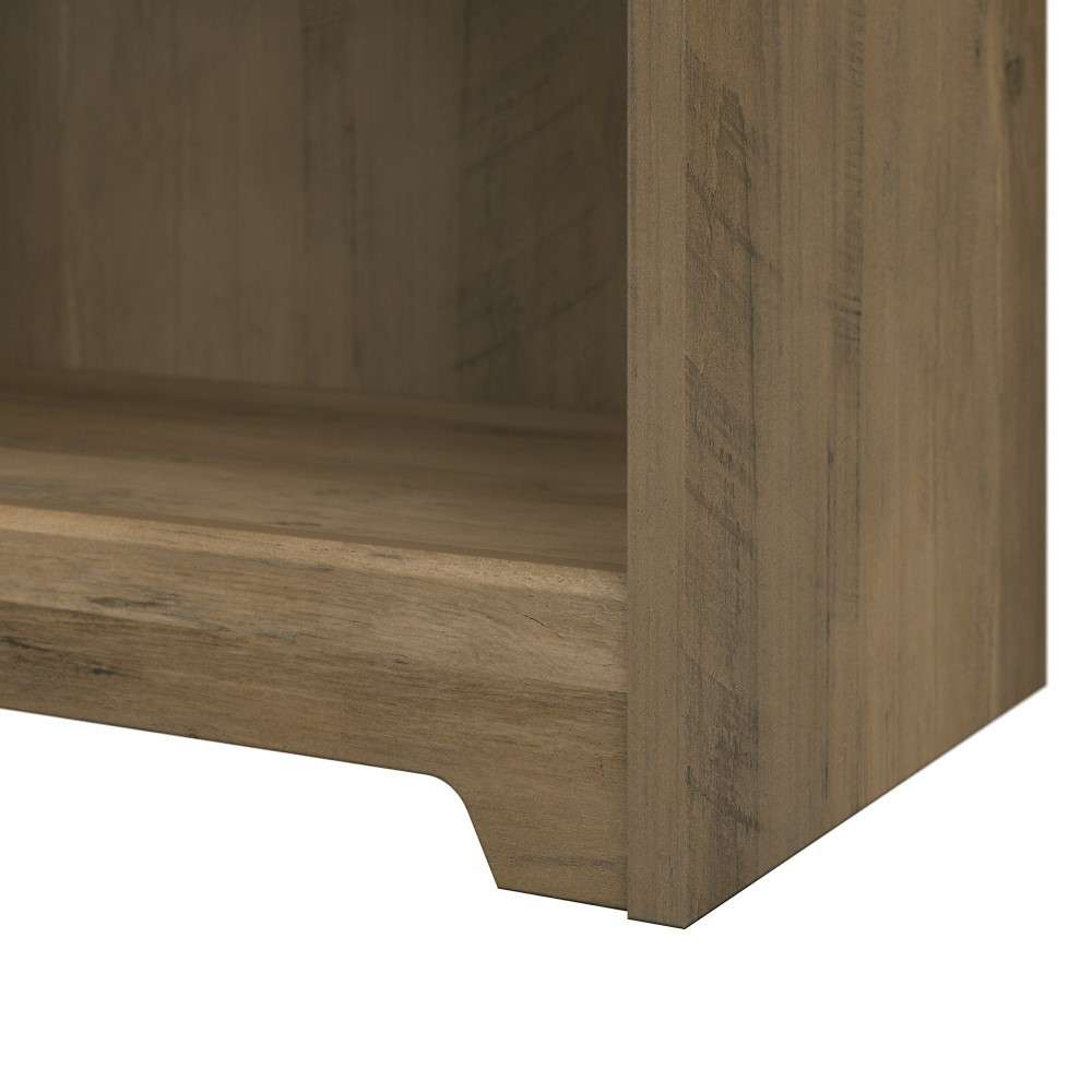 Bush Furniture  -  Cabot Tall 5 Shelf Bookcase in Reclaimed Pine  - WC31566 veiw 3