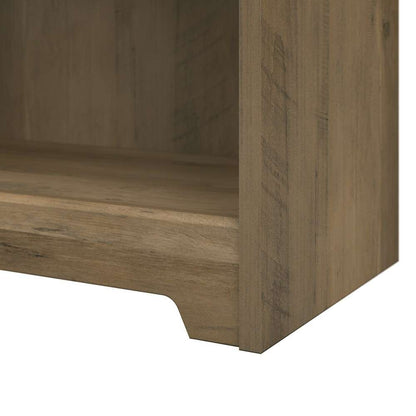 Bush Furniture  -  Cabot Tall 5 Shelf Bookcase in Reclaimed Pine  - WC31566 veiw 3