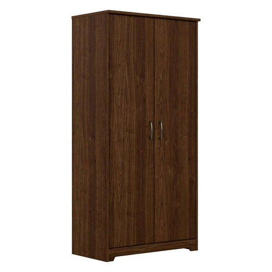 Bush Furniture - Cabot Tall Bathroom Storage Cabinet with Doors in Modern Walnut - WC31099-Z1 veiw 1