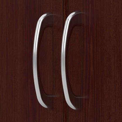 Bush Furniture - Cabot Tall Kitchen Pantry Cabinet with Doors in Harvest Cherry - WC31499-Z veiw 4