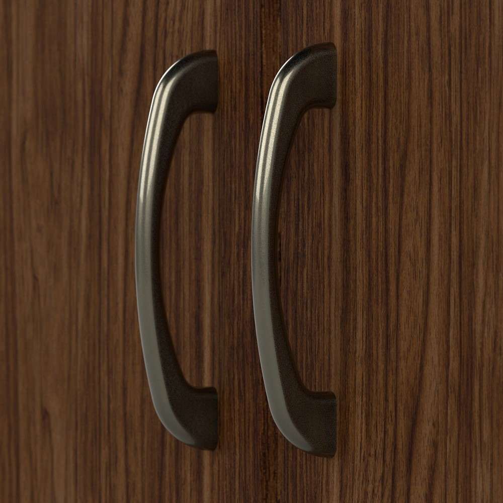 Bush Furniture - Cabot Tall Kitchen Pantry Cabinet with Doors in Modern Walnut - WC31099-Z veiw 4