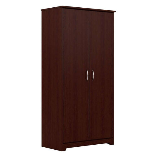 Bush Furniture - Cabot Tall Storage Cabinet with Doors in Harvest Cherry - WC31499 veiw 1