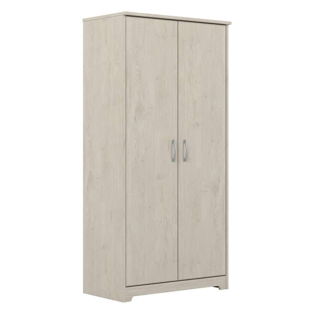 Bush Furniture - Cabot Tall Storage Cabinet with Doors in Linen White Oak - WC31199 veiw 1
