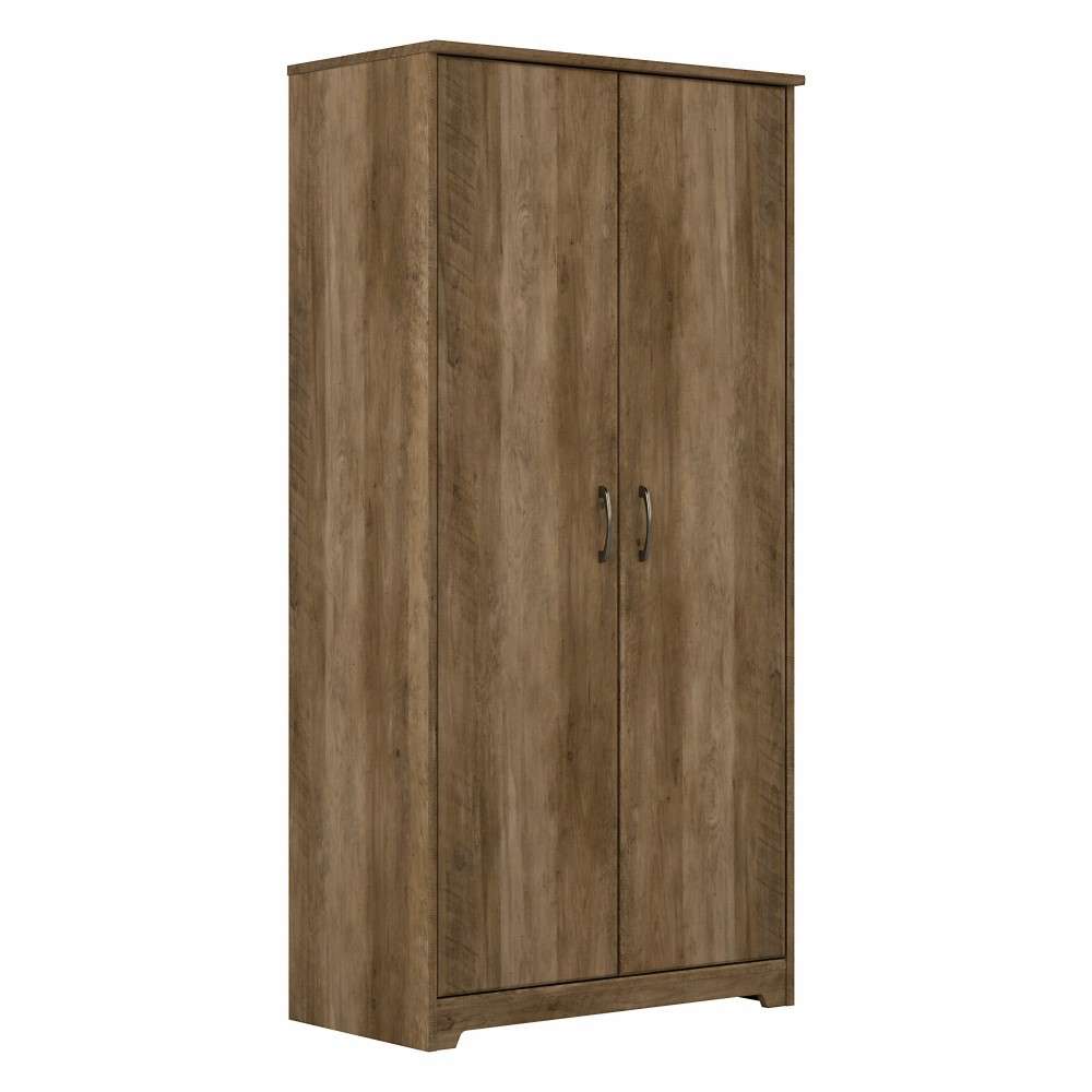 Bush Furniture - Cabot Tall Storage Cabinet with Doors in Reclaimed Pine - WC31599 veiw 1