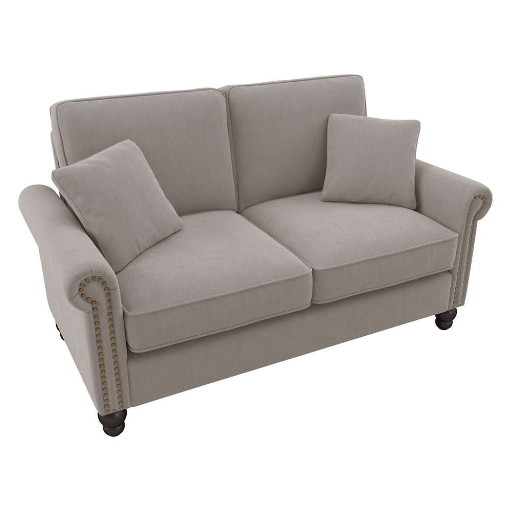 Bush Furniture - Coventry 61W Loveseat in Beige Herringbone - CVJ61BBGH-03K veiw 1