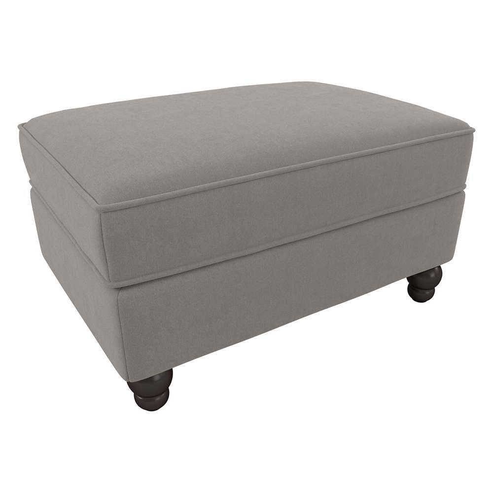 Bush Furniture - Coventry Storage Ottoman in Beige Herringbone - CVO34BBGH-Z veiw 1