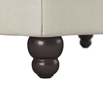 Bush Furniture - Coventry Storage Ottoman in Cream Herringbone - CVO34BCRH-Z veiw 4