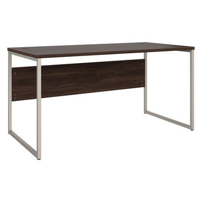 Bush Furniture - Hybrid 60W x 30D Computer Table Desk with Metal Legs in Black Walnut - HYD360BW veiw 2