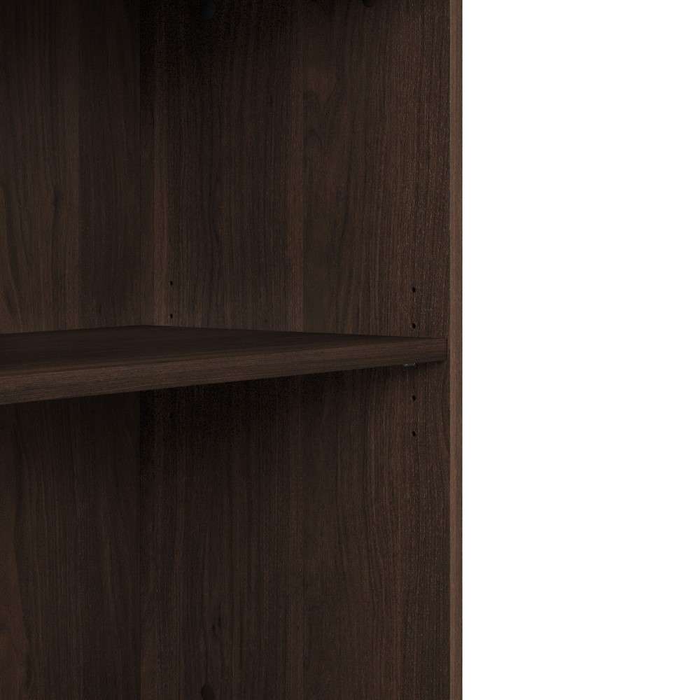 Bush Furniture - Hybrid Small 2 Shelf Bookcase in Black Walnut - HY3036BW-Z veiw 4
