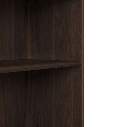 Bush Furniture - Hybrid Small 2 Shelf Bookcase in Black Walnut - HY3036BW-Z veiw 4