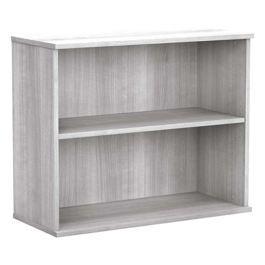 Bush Furniture - Hybrid Small 2 Shelf Bookcase in Platinum Gray - HY3036PG-Z veiw 2