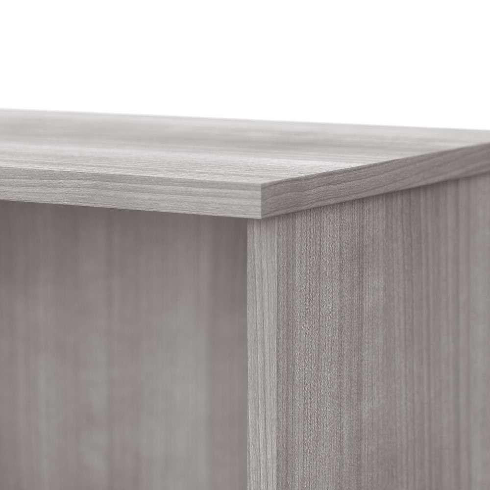 Bush Furniture - Hybrid Small 2 Shelf Bookcase in Platinum Gray - HY3036PG-Z veiw 5