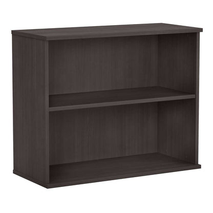 Bush Furniture - Hybrid Small 2 Shelf Bookcase in Storm Gray - HY3036SG-Z veiw 2