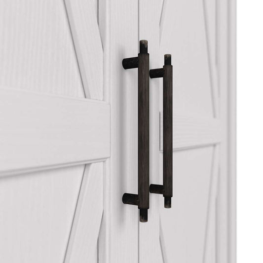 Bush Furniture - Key West Bathroom Storage Cabinet with Doors in Pure White Oak - KWS266WT-Z1 veiw 2