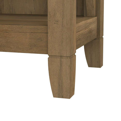 Bush Furniture - Key West Tall 5 Shelf Bookcase in Reclaimed Pine - KWB132RCP-03 veiw 3