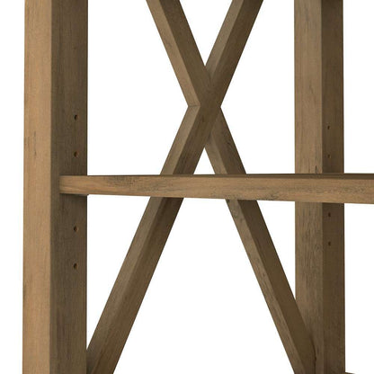 Bush Furniture - Key West Tall TV Stand for 65 Inch TV in Reclaimed Pine - KWV160RCP-03 veiw 3