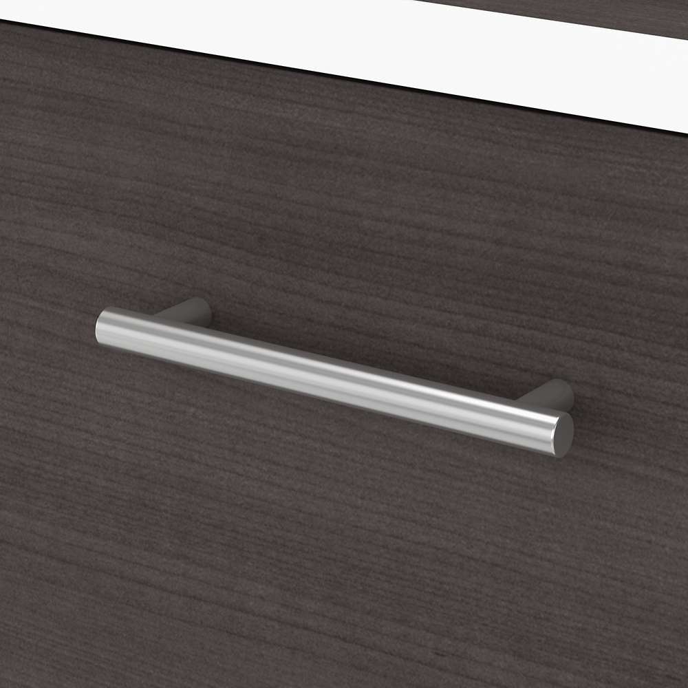 Bush Furniture - Somerset 2 Drawer Lateral File Cabinet in White and Storm Gray - WC81080 veiw 3