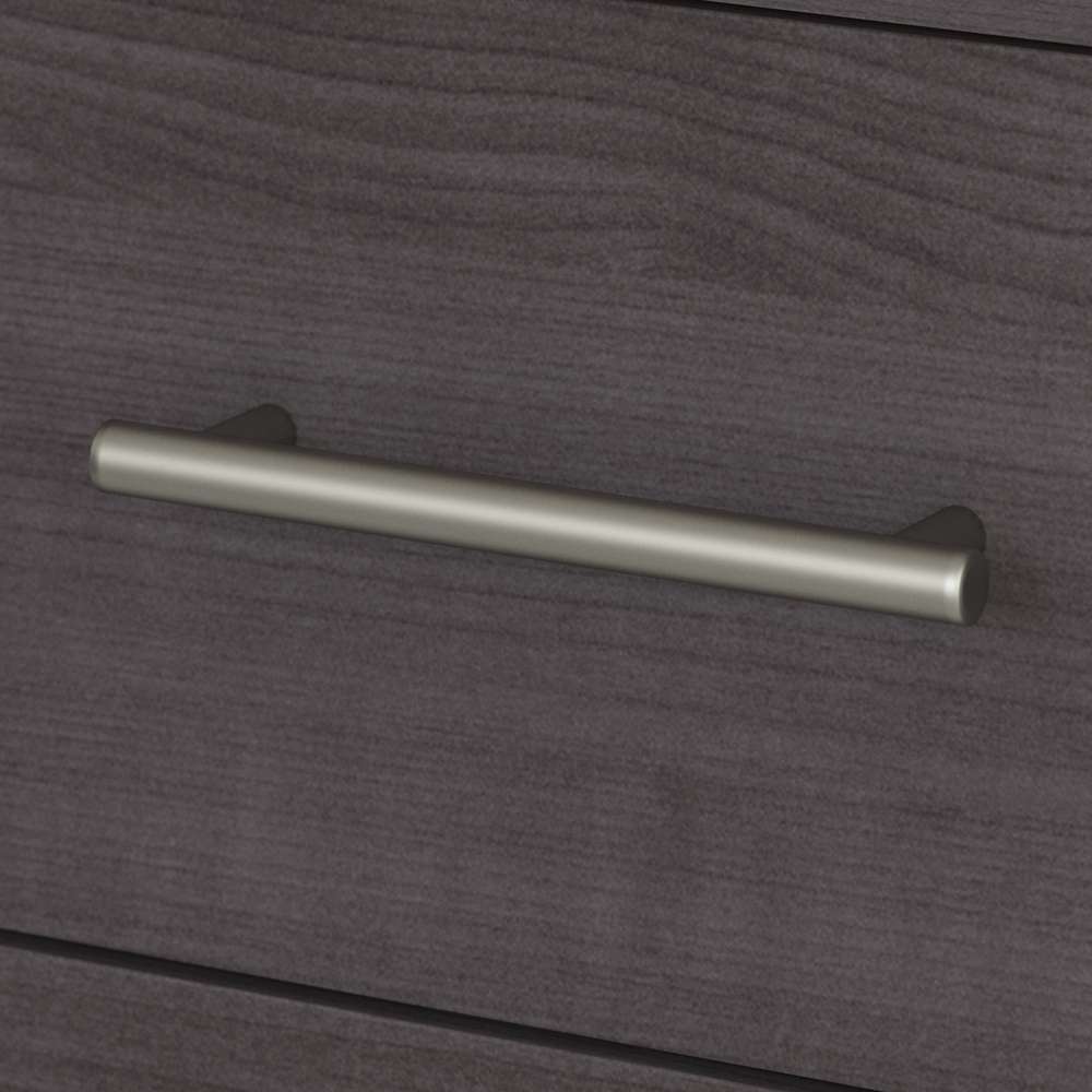 Bush Furniture - Somerset 60W Office Desk with Lateral File Cabinet and 5 Shelf Bookcase in Storm Gray - SET013SG veiw 3