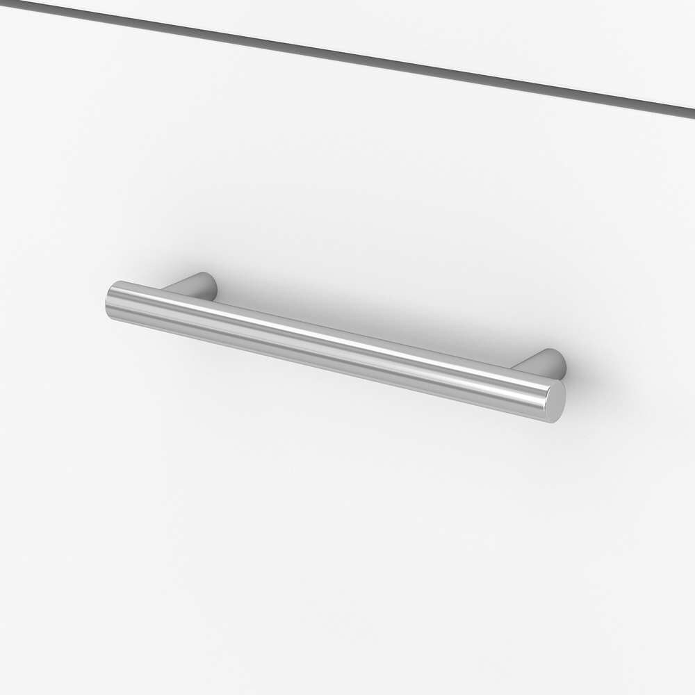 Bush Furniture - Somerset 60W Office Desk with Lateral File Cabinet and 5 Shelf Bookcase in White - SET013WH veiw 3