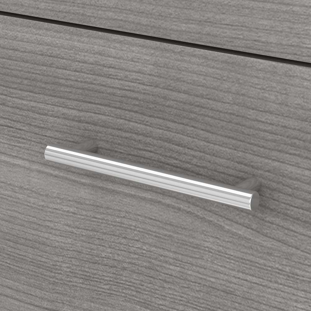 Bush Furniture - Somerset 72W L Shaped Desk with Hutch, Lateral File Cabinet and Bookcase in Platinum Gray - SET012PG veiw 3