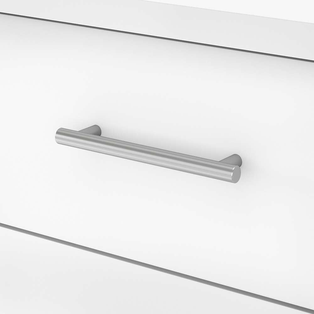 Bush Furniture - Somerset 72W Office Desk with Drawers and Hutch in White - SET018WH veiw 3