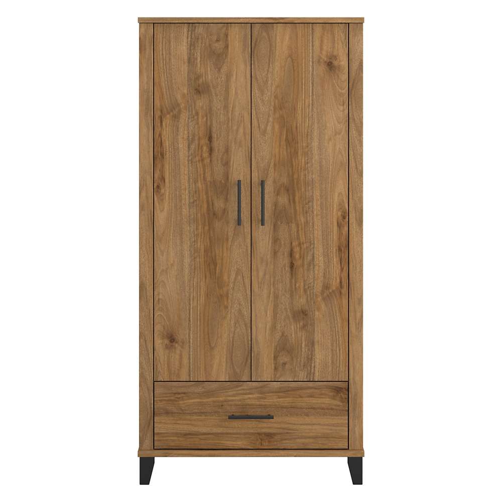 Bush Furniture - Somerset Large Armoire Cabinet in Fresh Walnut - STS166FWK veiw 1