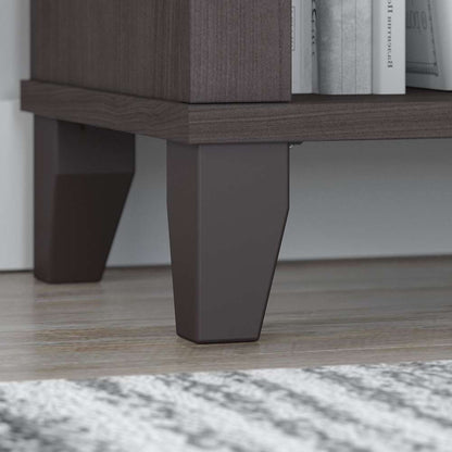 Bush Furniture - Somerset Tall 5 Shelf Bookcase in Storm Gray - WC81565 veiw 5