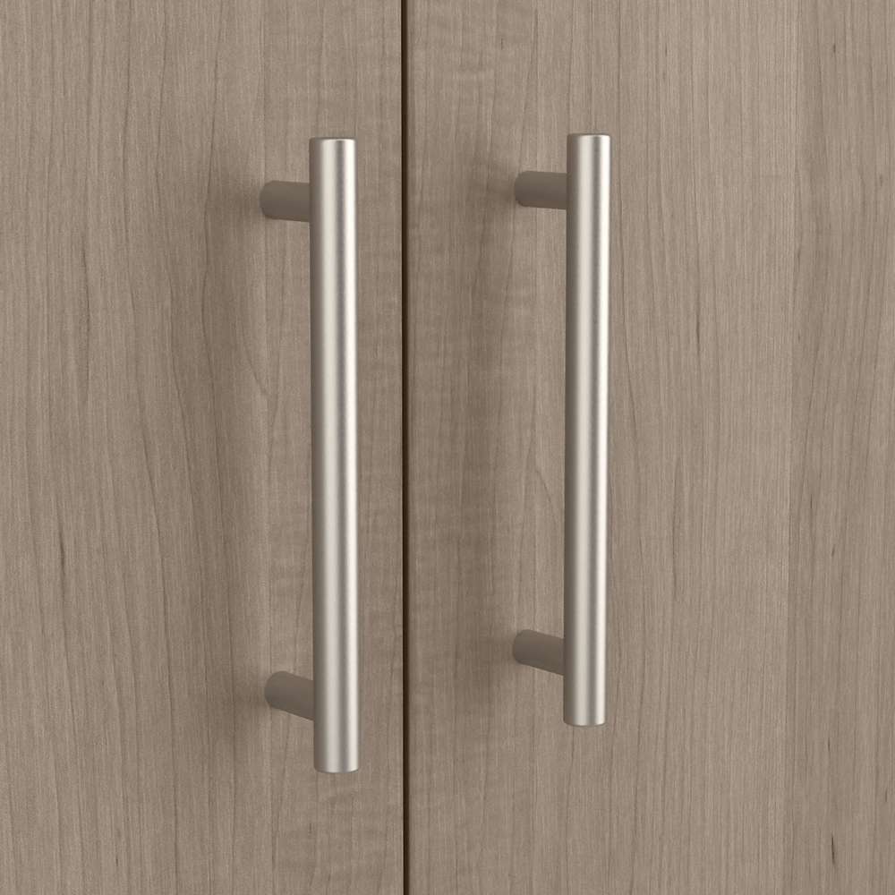 Bush Furniture - Somerset Tall Storage Cabinet with Doors and Drawer in Ash Gray - STS166AGK-Z2 veiw 4