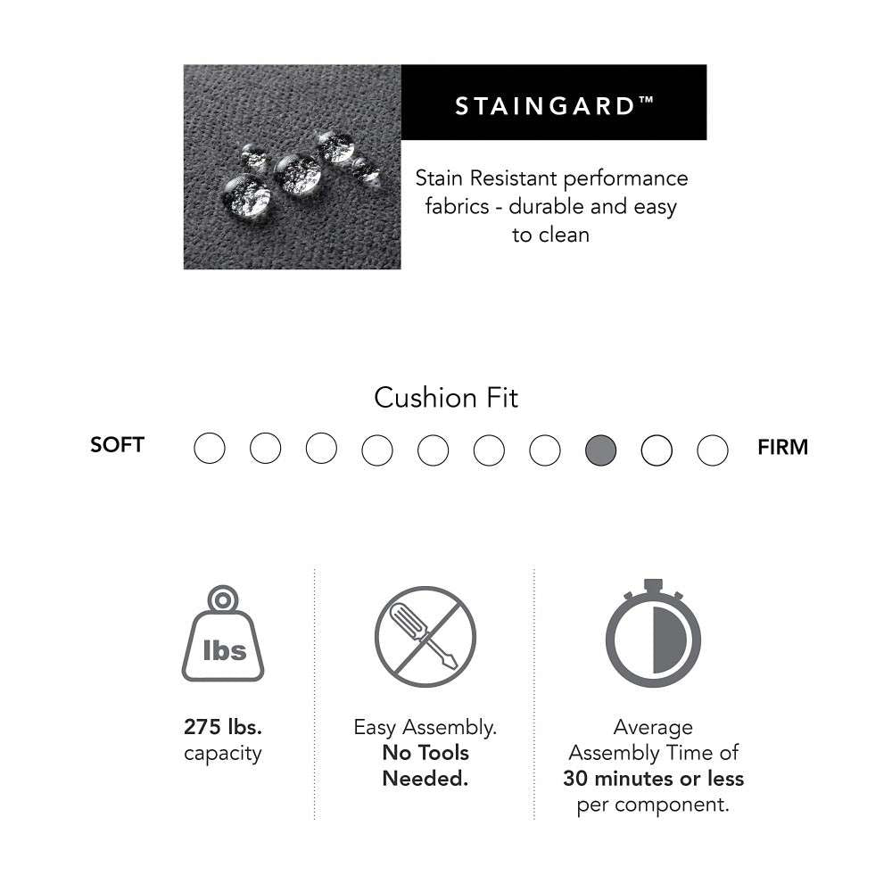 Bush Furniture - Stockton Storage Ottoman in Charcoal Gray Herringbone - SNO34SCGH-Z veiw 6