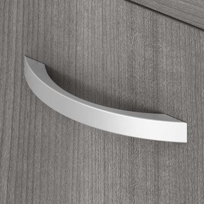 Bush Furniture - Studio C Low Storage Cabinet with Doors and Shelves in Platinum Gray - SCS160PG veiw 4