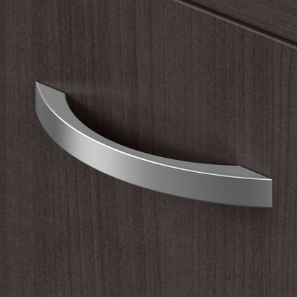 Bush Furniture - Studio C Low Storage Cabinet with Doors and Shelves in Storm Gray - SCS160SG veiw 4