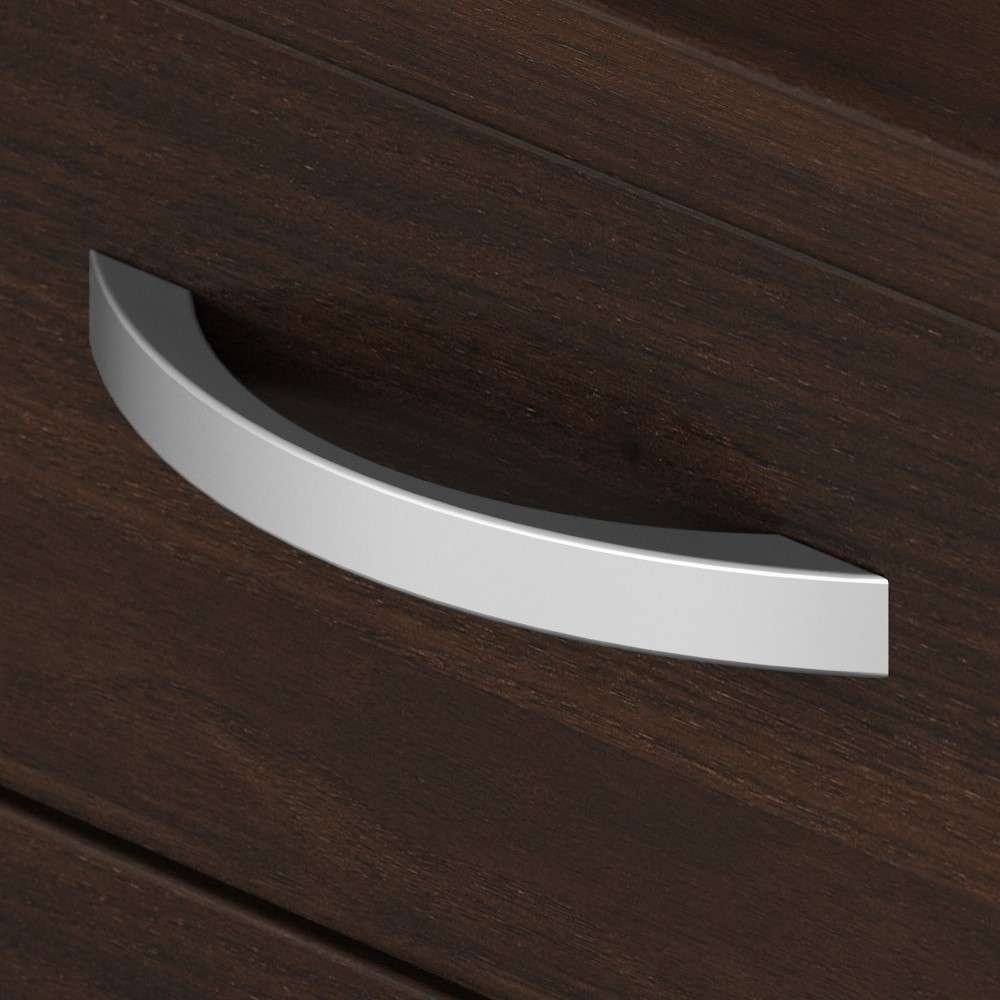 Bush Furniture - Studio C Office Storage Cabinet with Drawers and Shelves in Black Walnut - SCF130BWSU veiw 4