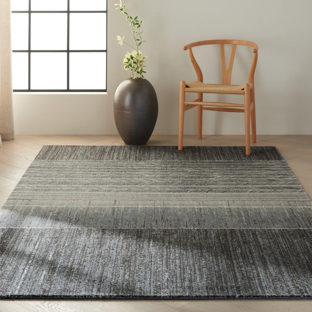 Calvin Klein - Home Gradient Grey 56in x 8 Area Rug - GDT04-99446318503_CLOSEOUT veiw 2