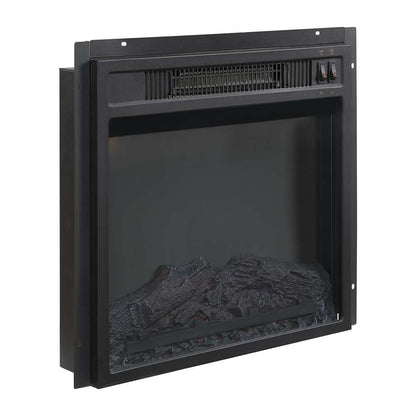 Crosley Furniture - Gordon 58in Low Profile Tv Stand W/Fireplace Black - KF100758BK veiw 6