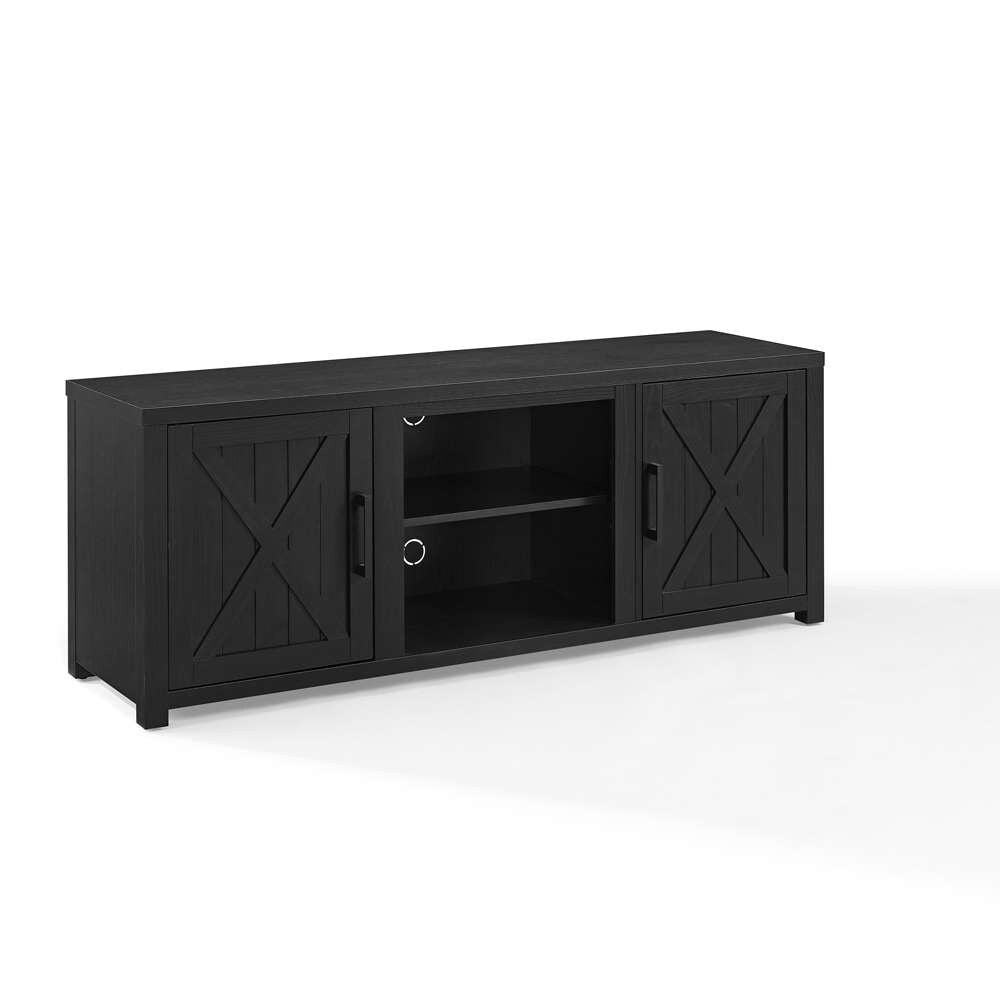Crosley Furniture - Gordon 58in Low Profile Tv Stand Black - CF101358-BK veiw 2