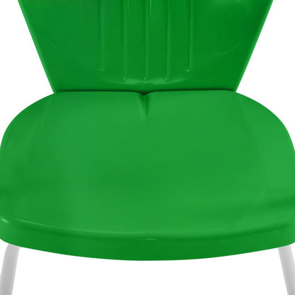 Crosley Furniture - Griffith 3 Piece Outdoor Bistro Set Green Gloss/White Satin - Bistro Table & 2 Chairs - KO10008GR veiw 5