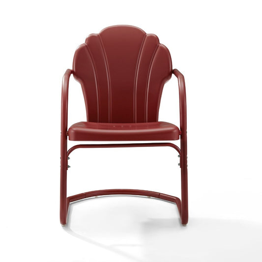 Crosley Furniture - Tulip 2 Piece Outdoor Chair Set Red - CO1029-RE veiw 1