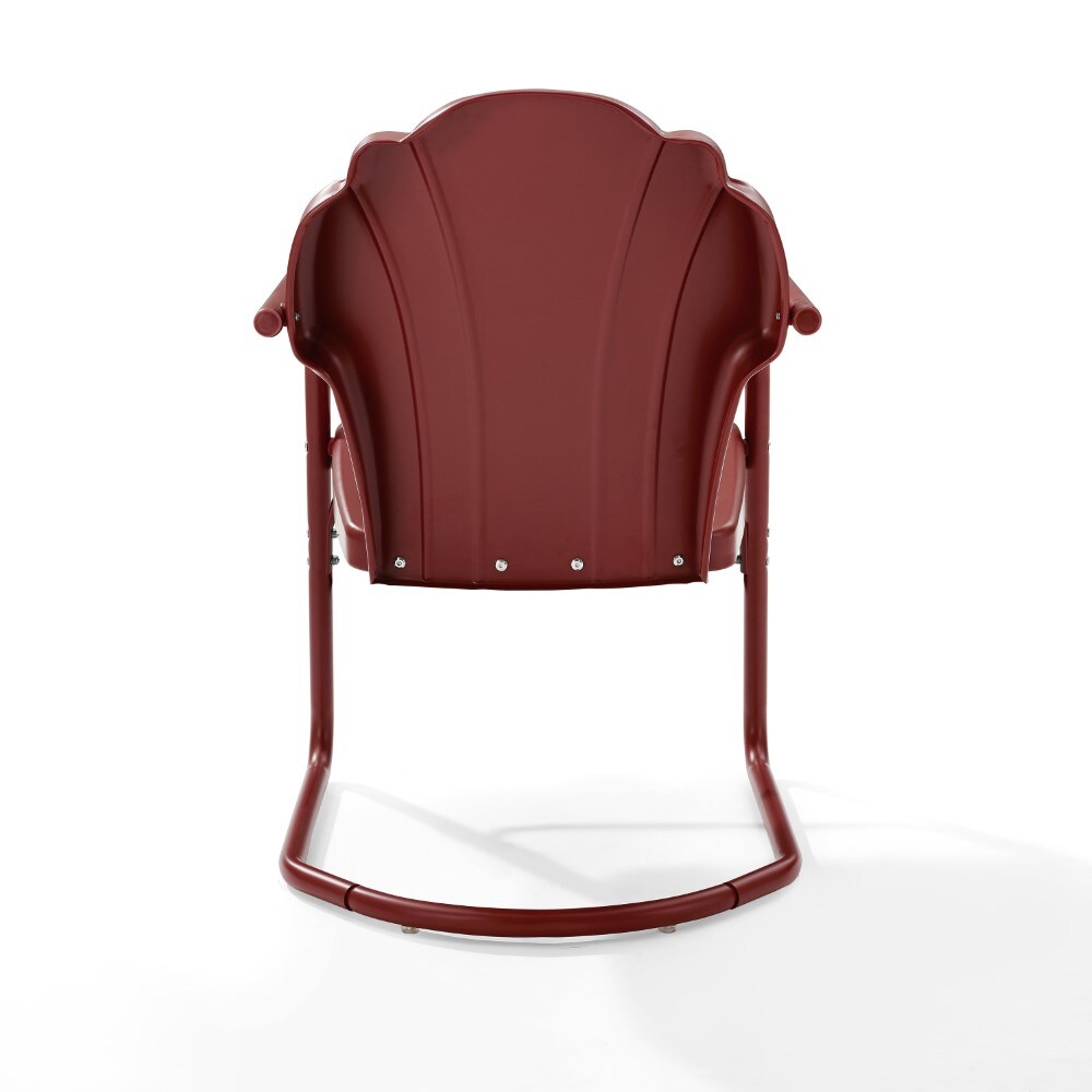 Crosley Furniture - Tulip 2 Piece Outdoor Chair Set Red - CO1029-RE veiw 3