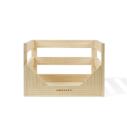 Crosley Radio - Vinyl Record Storage Crate Box In Natural - AC1004A-NA veiw 1