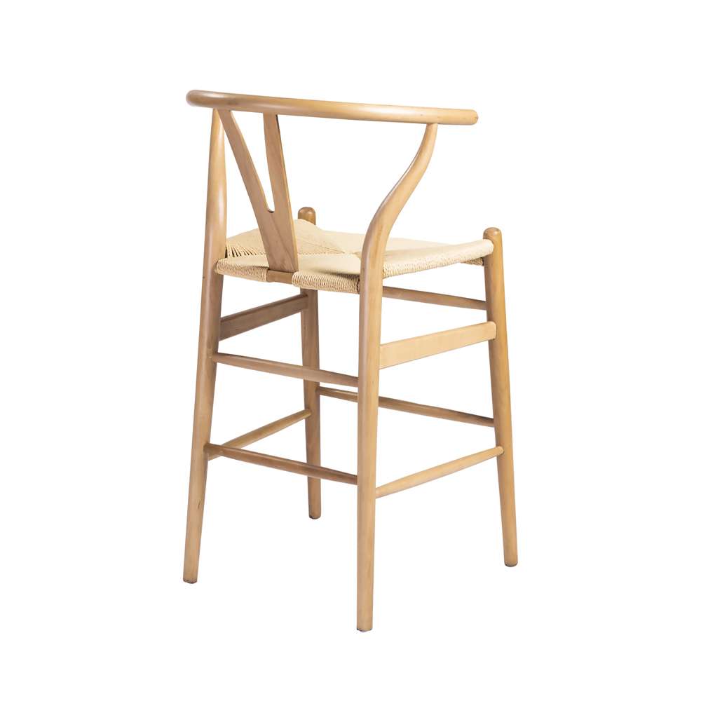Euro Style - Evelina-C Counter Stool in Natural - 08169NAT veiw 4